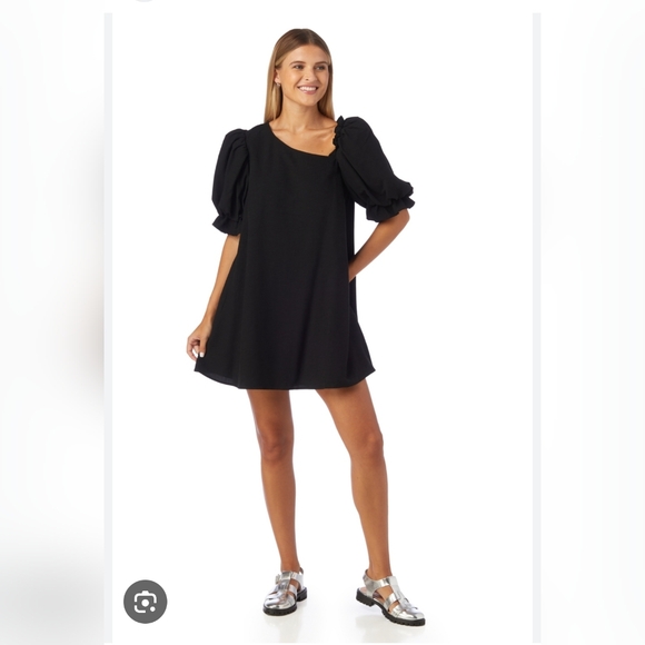 Crosby by Millie Burch Brooklyn dress M Medium Black Excellent - Picture 2 of 7